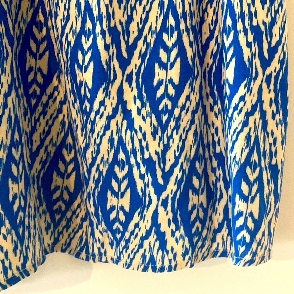Cynthia Rowley medium blouse blue sleeveless - Picture 4 of 7